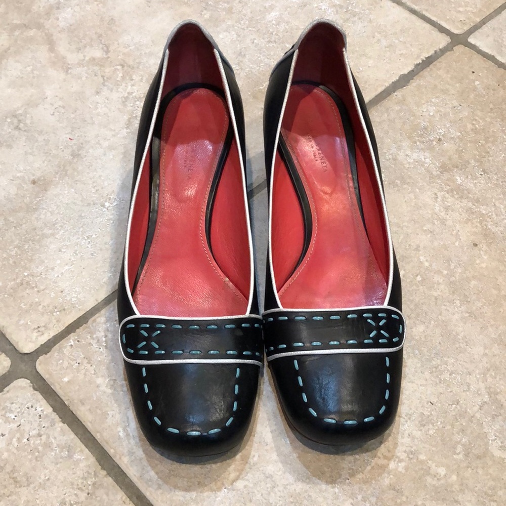 Bottega Veneta kitten heel “vero cuoio” leather